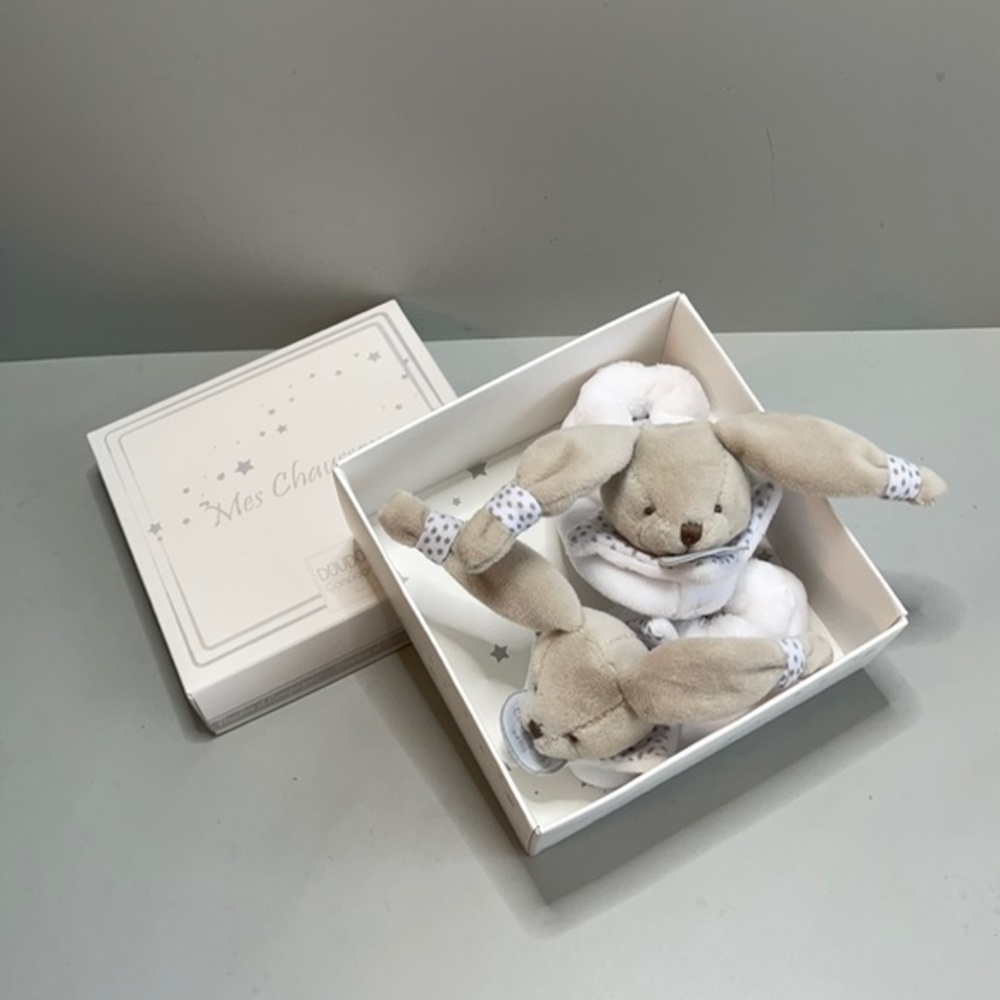 Mes Chaussons Doudou Paris rattle slippers infant
